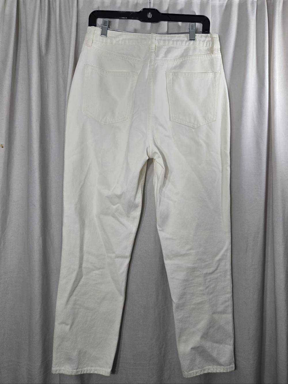 Assembly Label Women's Ivory White Jeans Sz 30 Like New 100% Cotton - Picture 6 of 7